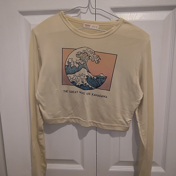 ROMWE Yellow Casual Top - Picture 1 of 4